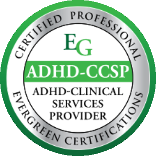 ADHD-CCSP — Certified Professional, ADHD Clinical Services Provider, Evergreen Certifications